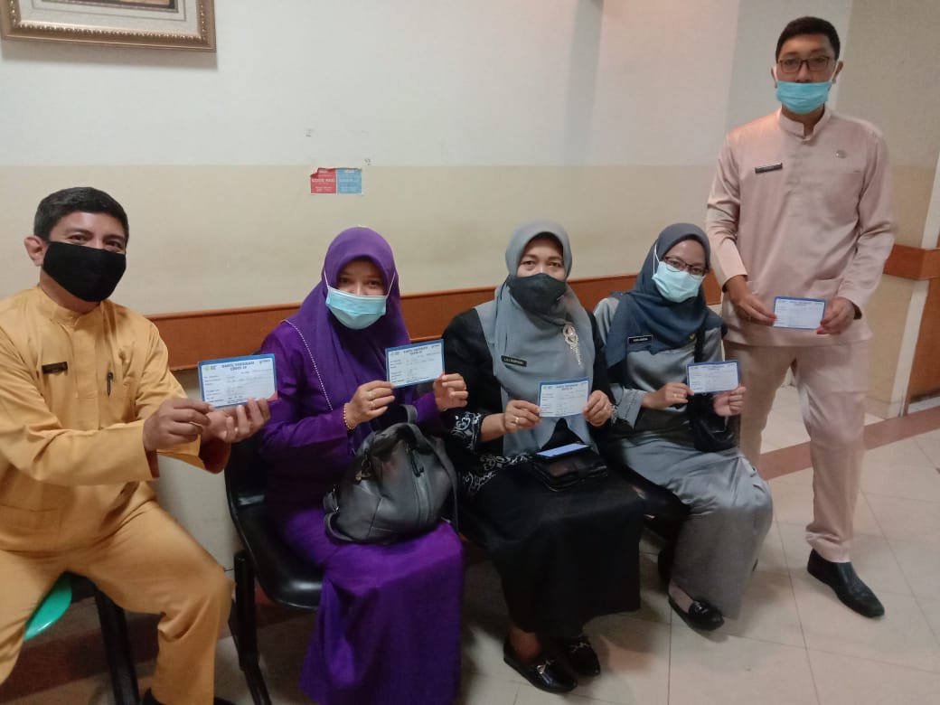 47 Pegawai Disnaker Jalani Vaksinasi Gelombang II