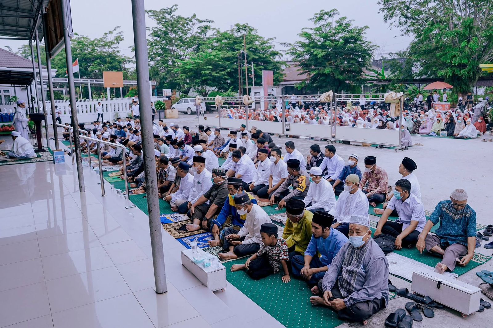Berharap Segera Turun Hujan, Seribu Warga Marpoyan Damai Ikuti Salat Istisqa