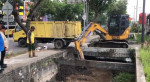 Image : Pemko Pekanbaru Intensifkan Pengerukan Drainase di Jalan Arifin Ahmad