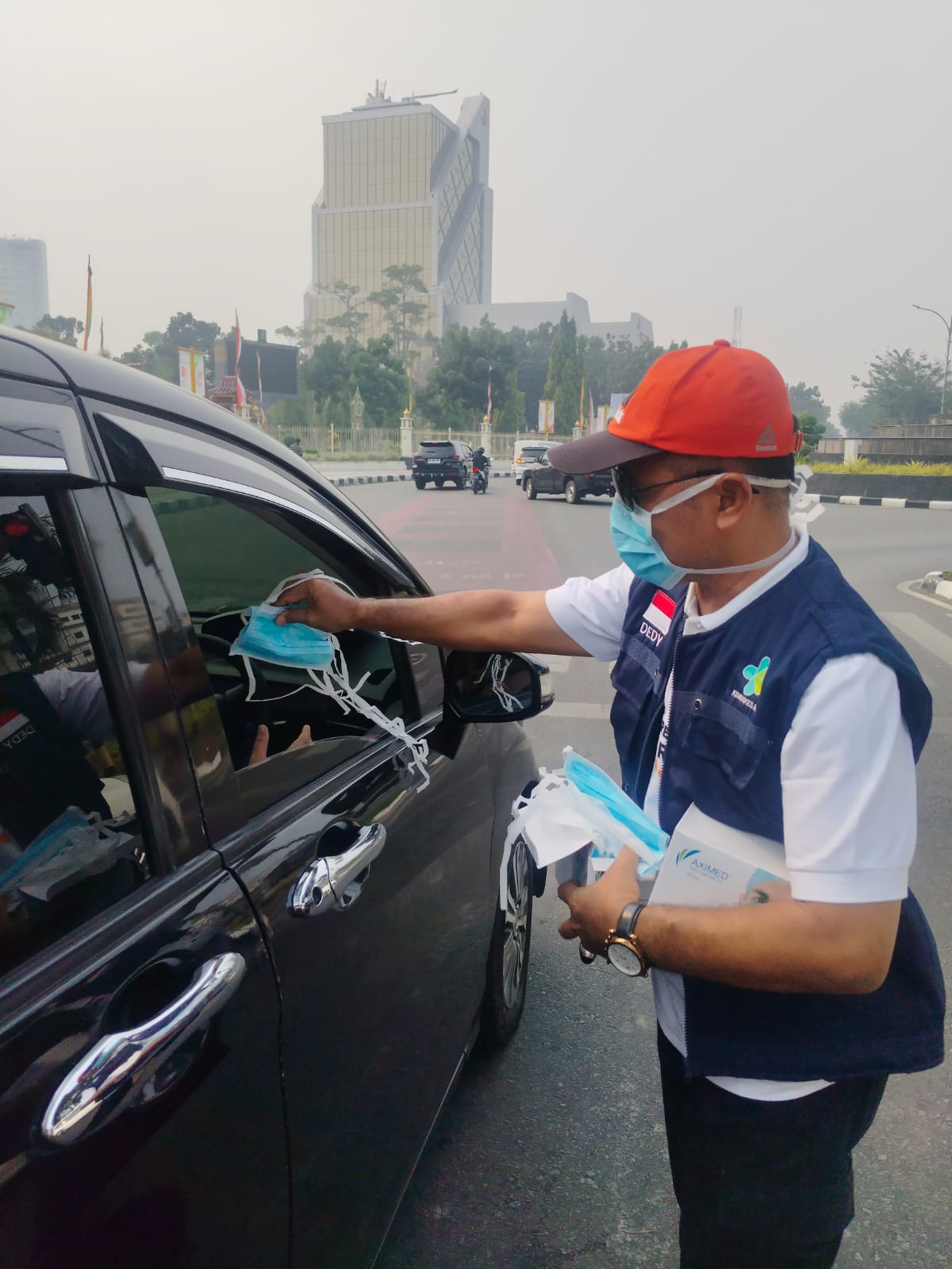 Antisipasi Dampak Kabut Asap, Diskes Pekanbaru Bagikan 2.000 Masker Gratis
