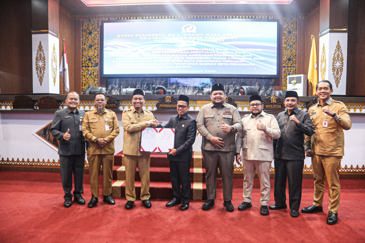 Pemko Pekanbaru Jawab Pandangan Fraksi Terkait Ranperda APBD-P 2026
