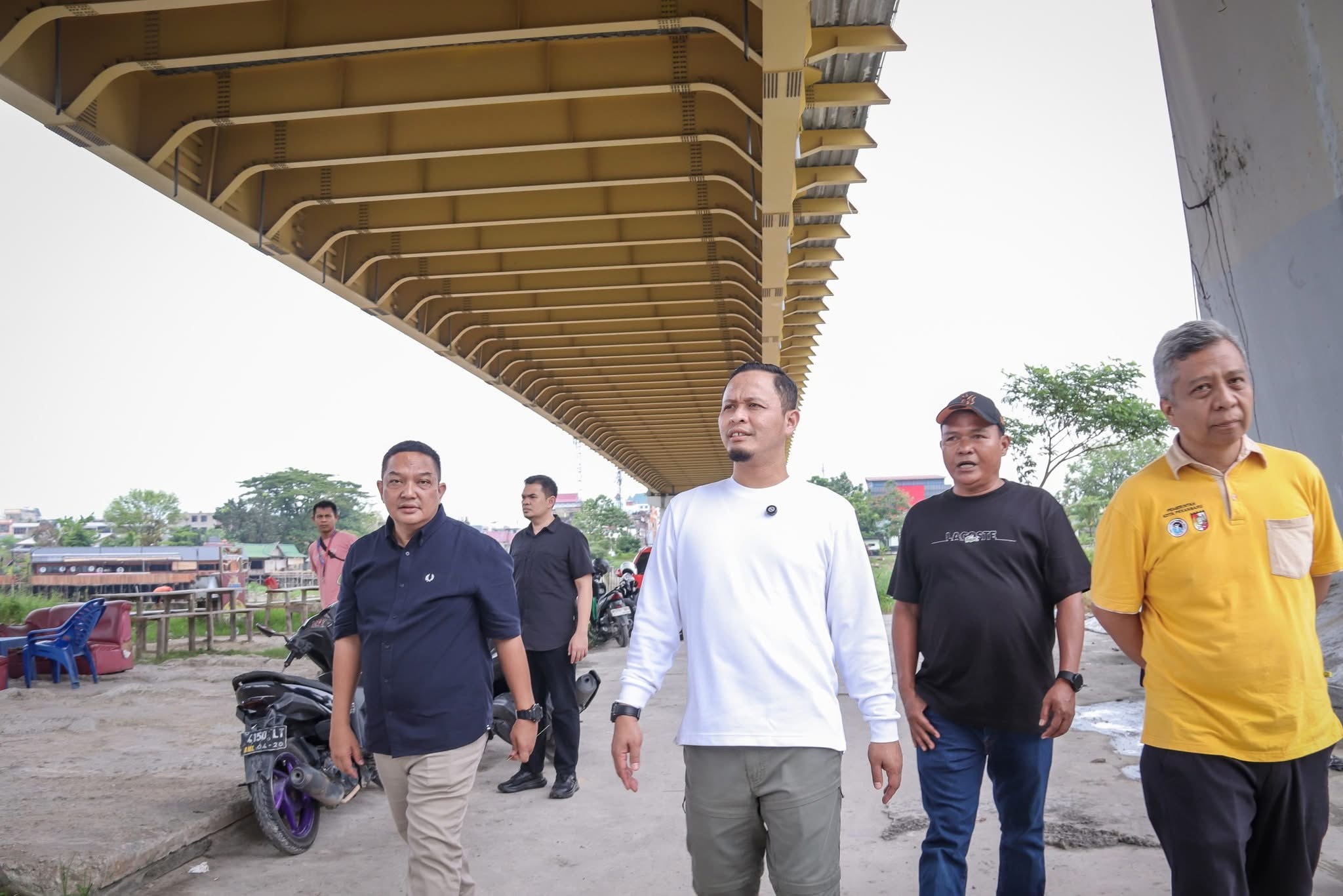 Wali Kota Tinjau Kawasan Jembatan Siak IV, Penataan Segera Dilakukan
