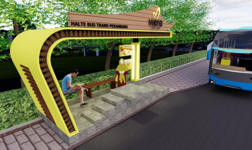 Pemko Pekanbaru Kembali Gaet Swasta Bangun Halte Bus TMP di Arifin Ahmad