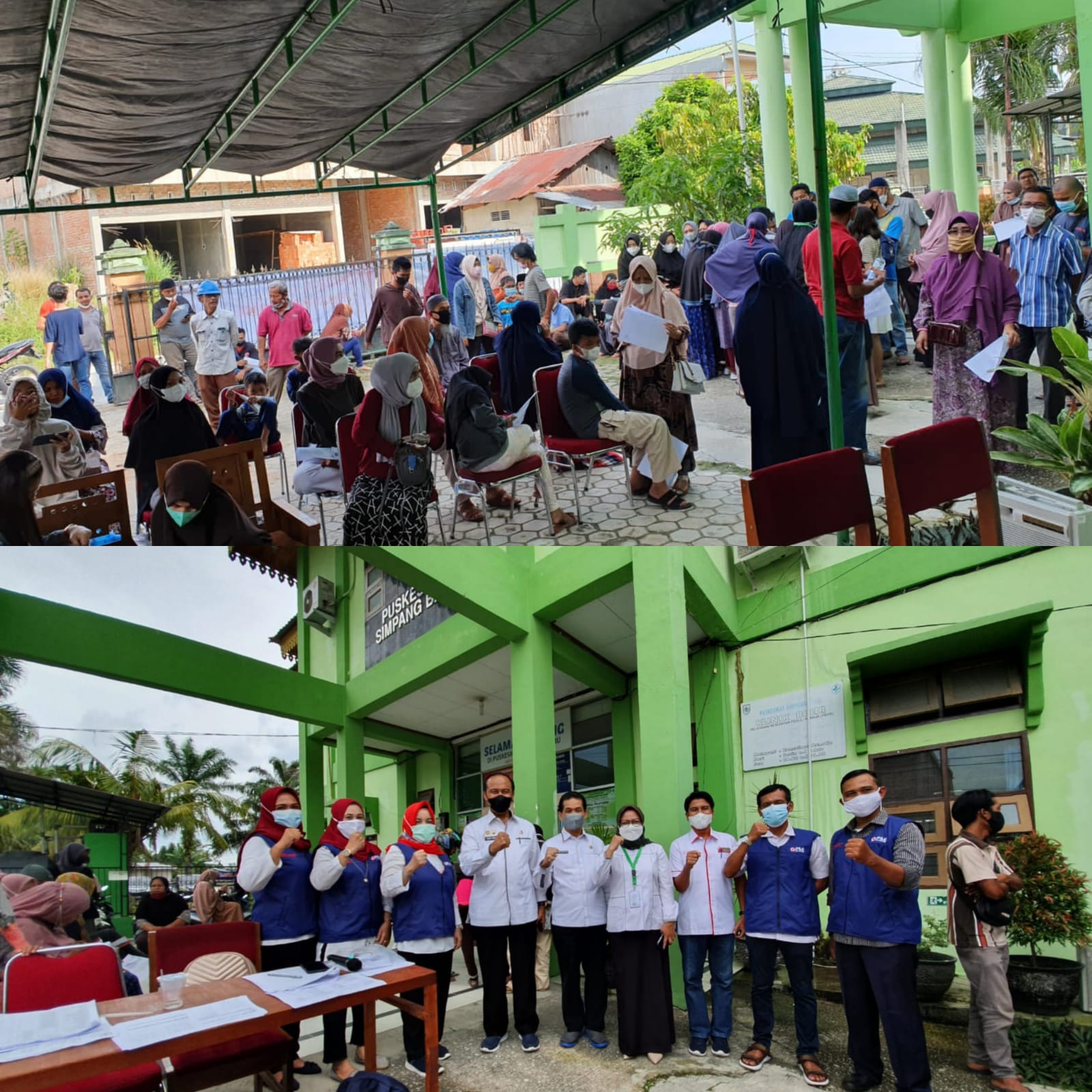 PMI Pekanbaru Gelar Vaksinasi Massal di Dua Puskesmas