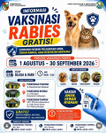 Image : Distankan Pekanbaru Buka Layanan Vaksinasi Rabies Gratis Mulai Agustus 2026