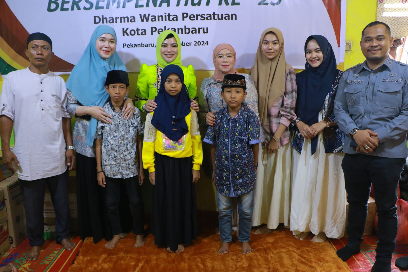 Penasihat DWP Pekanbaru Kunjungi ke Panti Asuhan Al Muhsinin