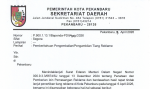 Image : SURAT PEMBERITAHUAN PENGEMBALIAN/PENGAMBILAN TIANG REKLAME