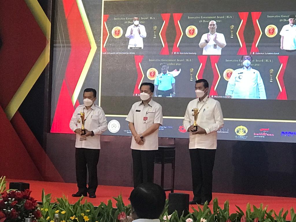 Image : Penghargaan IGA 2021 Kategori Daerah Sangat Inovatif