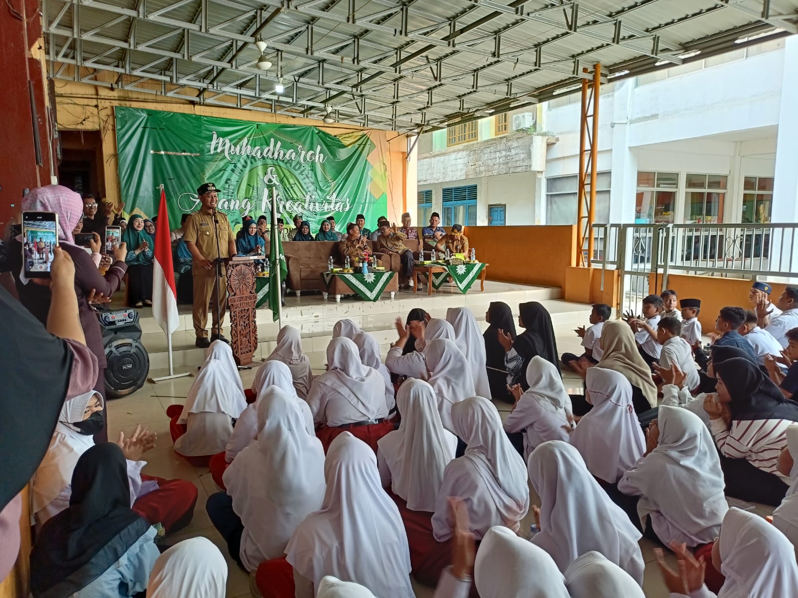 Wako Pekanbaru Tinjau PKG di SMP Muhammadiyah