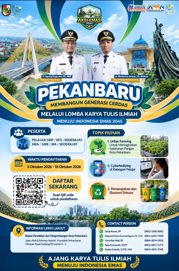 BPP Pekanbaru Buka Lomba Karya Tulis Ilmiah untuk Pelajar, Angkat Tiga Tema