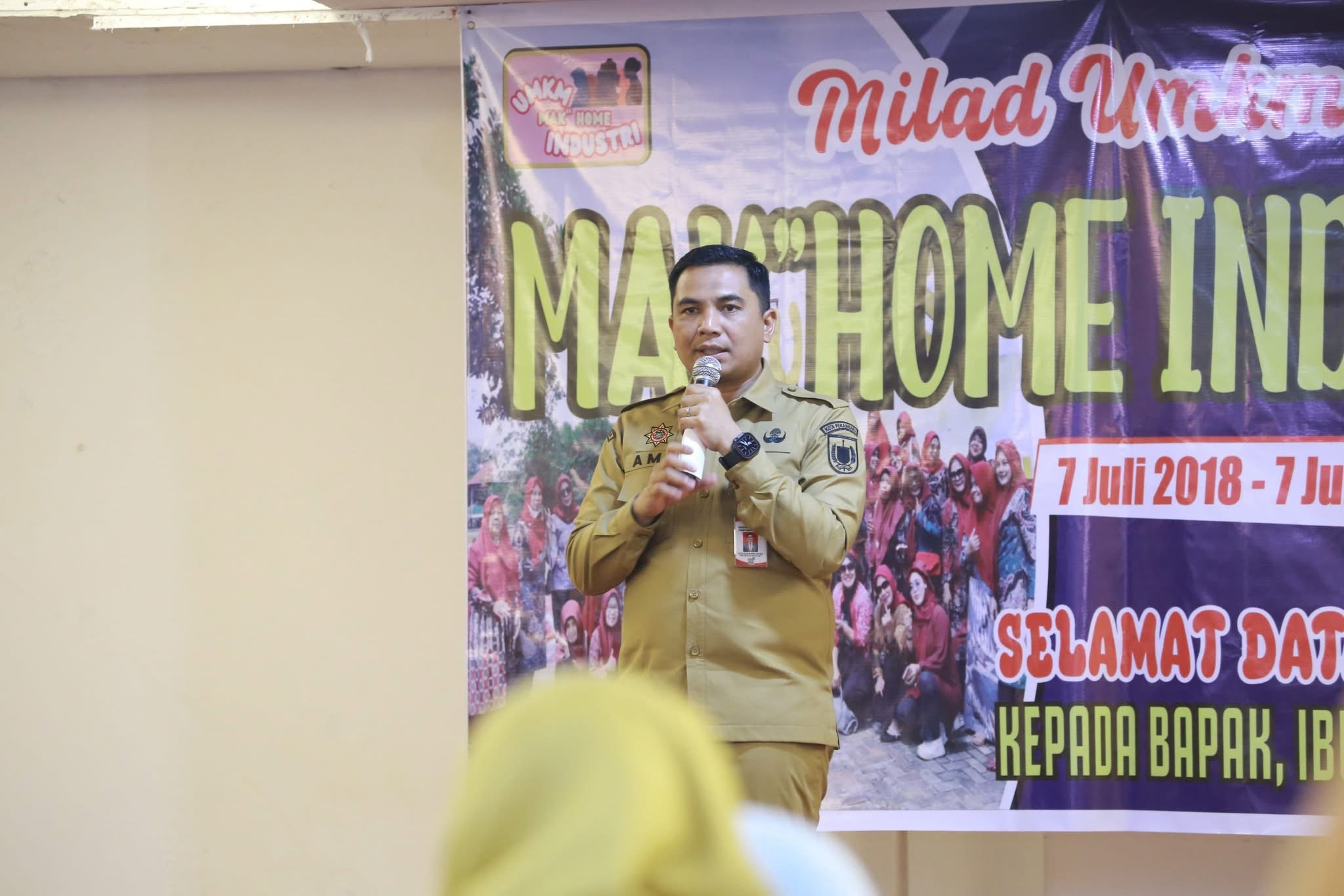 Pj Sekdako Pekanbaru Apresiasi Komunitas Mak-mak Home Industri