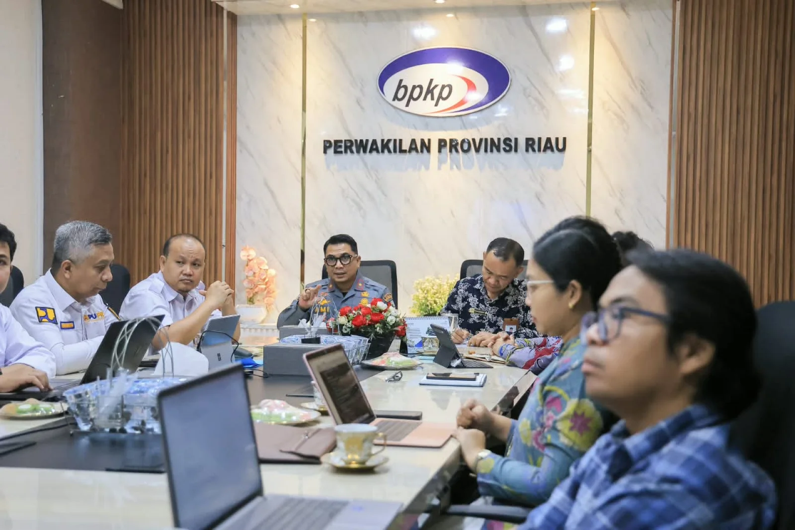 Pemko Pekanbaru  Evaluasi PDAM Tirta Siak bersama BPKP