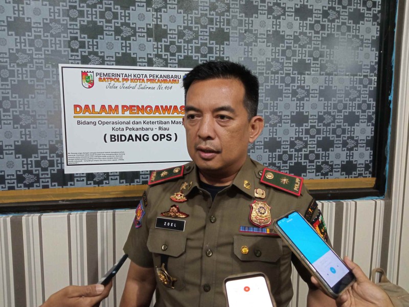 Kepala Satpol PP Kota Pekanbaru, Zulfahmi Adrian.