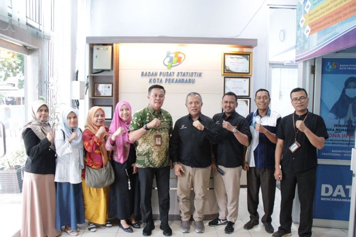 DKP Kota Pekanbaru melakukan sinergi dan sinkronisasi bersama Badan Pusat Statistik (BPS) Kota Pekanbaru.