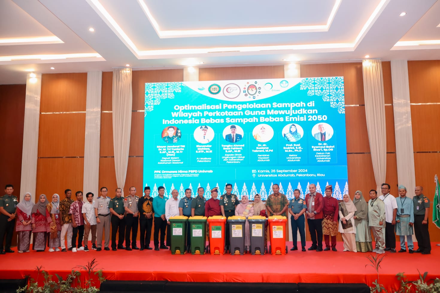 Setjen Dewan Ketahanan Nasional RI melaksanakan Kunjungan Kerja Dalam Negeri (KKDN) ke Kota Pekanbaru, Provinsi Riau.