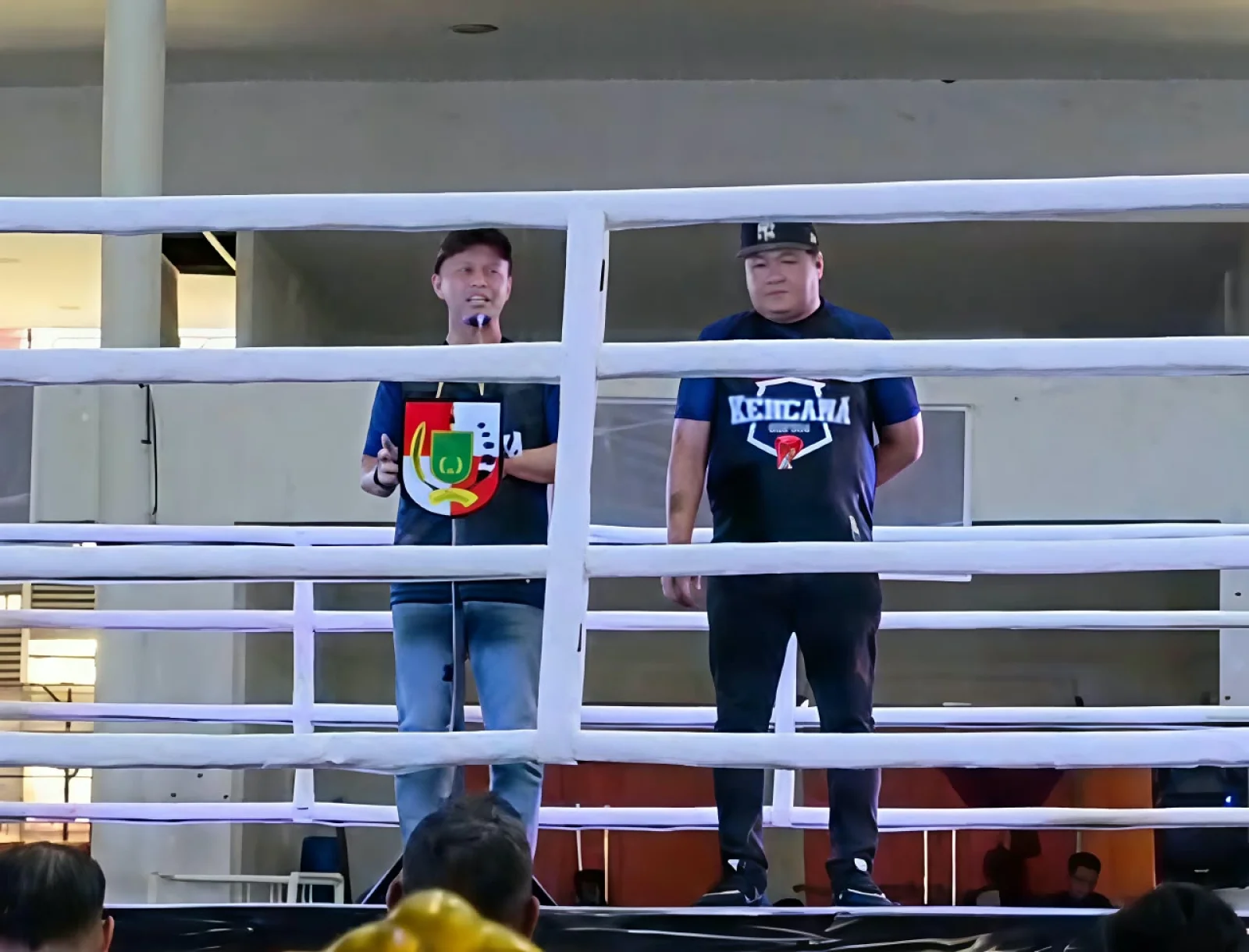 Wali Kota  Pekanbaru, Agung Nugroho membuka Event Kencana Fight - Hang Tuah Combat 2026 Vol 1 di Takraw Sport Center, Purna MTQ Pekanbaru, Sabtu (31/10/2026) siang.