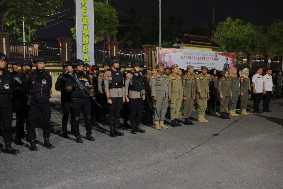 Pemko Pekanbaru Bersama Polresta Menggelar Razia