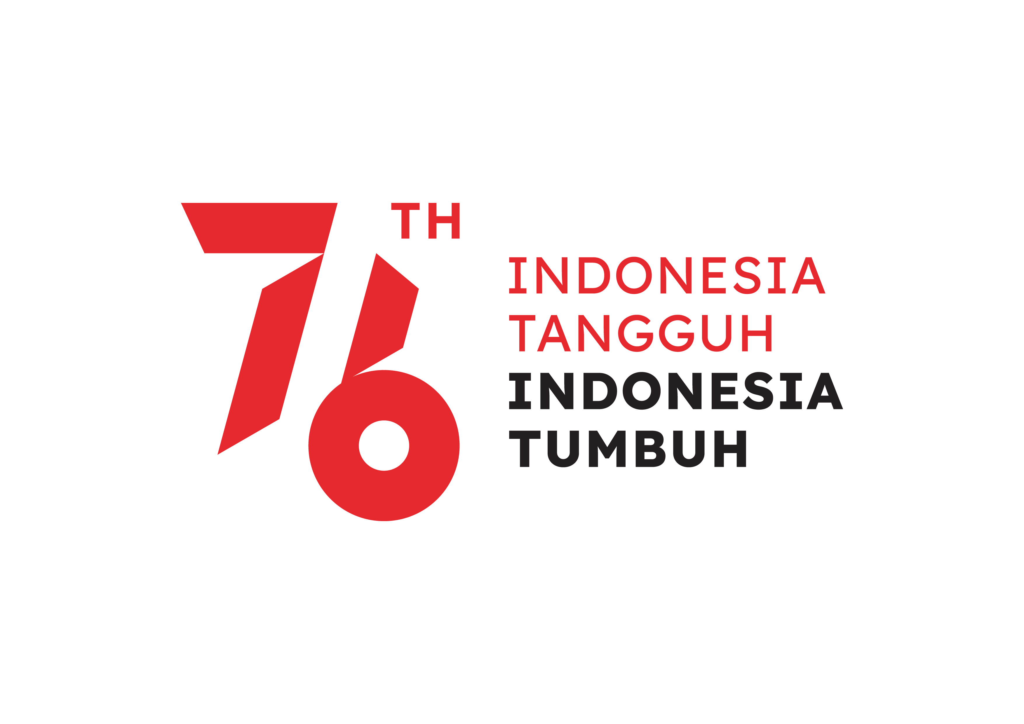 LOGO HUT RI KE-76